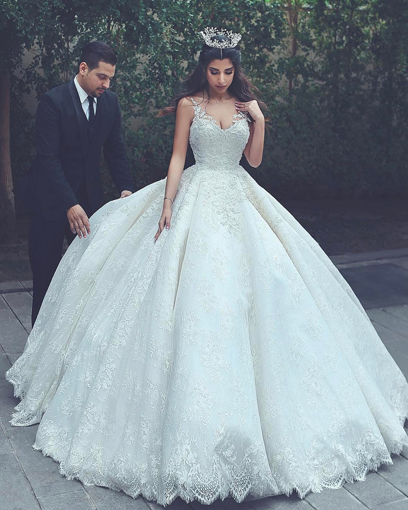 Cheap Wedding Dresses 2017,lace Wedding Gowns,princess Wedding Dress