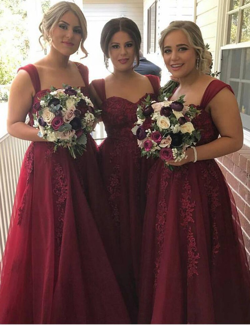 Burgundy Bridesmaid Dress Long Dresses Wedding Burgundy Bridesmaid Dress Long Dresses Wedding Junior